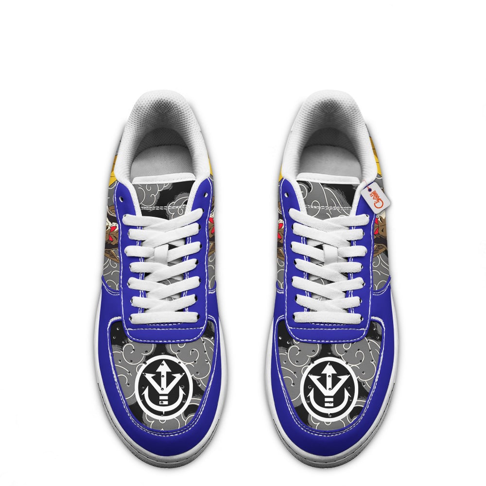 Baskets Anime Vegeta Great Ape en Cuir Chaussures Basses Unisexes Dragon Ball