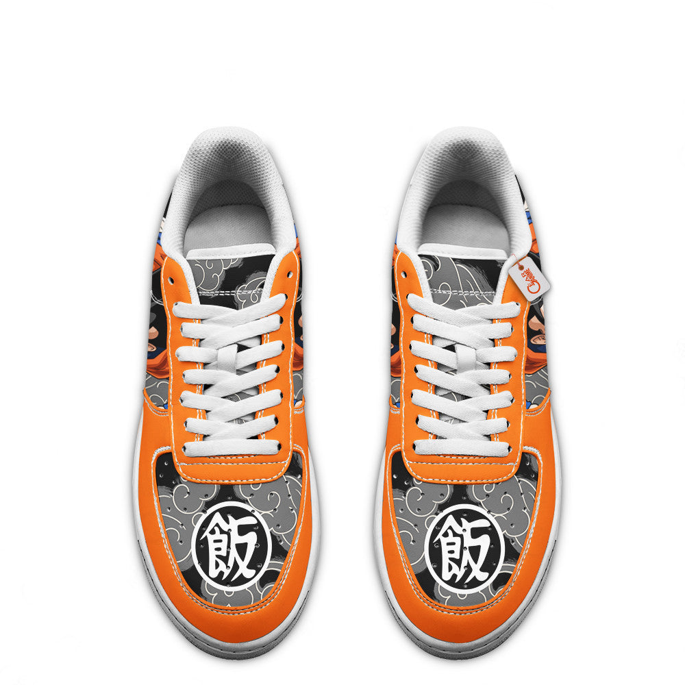 Baskets Anime Gohan en Cuir Chaussures Basses Unisexes Anime Manga