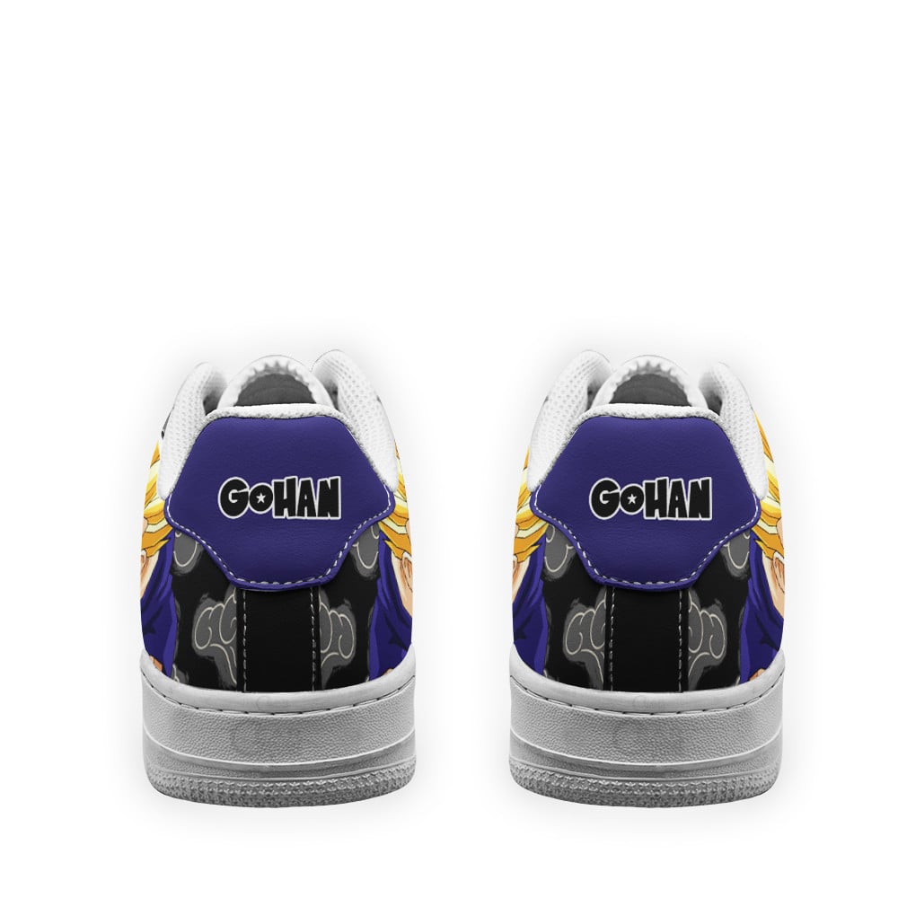 Baskets Anime Gohan Adult Super Saiyan 2 en Cuir Chaussures Basses Unisexes Anime Manga