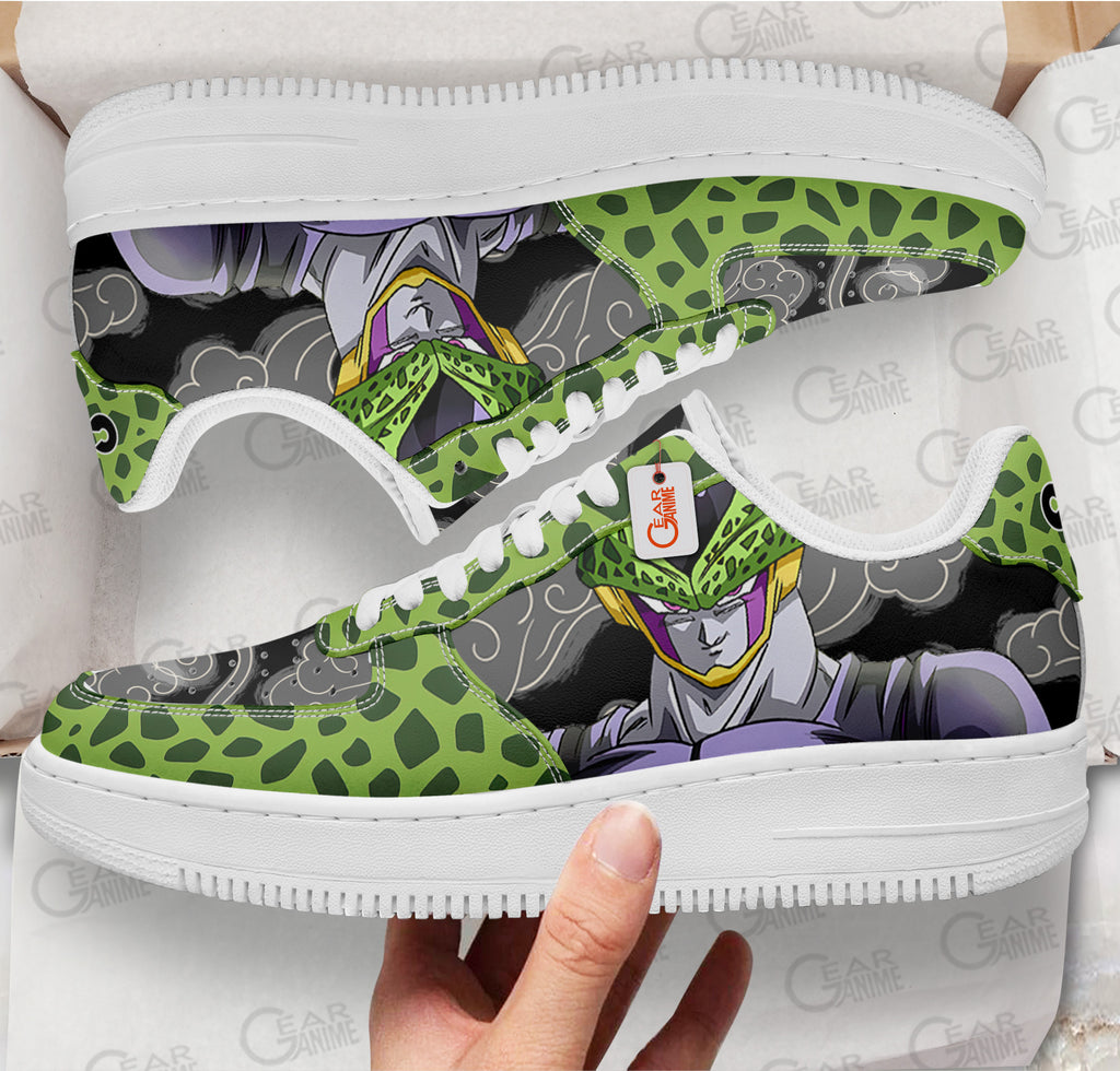 Baskets Anime Perfect Cell en Cuir Chaussures Basses Unisexes Anime Manga