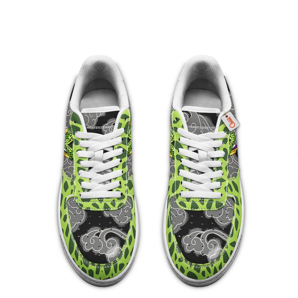 Baskets Anime Perfect Cell en Cuir Chaussures Basses Unisexes Anime Manga