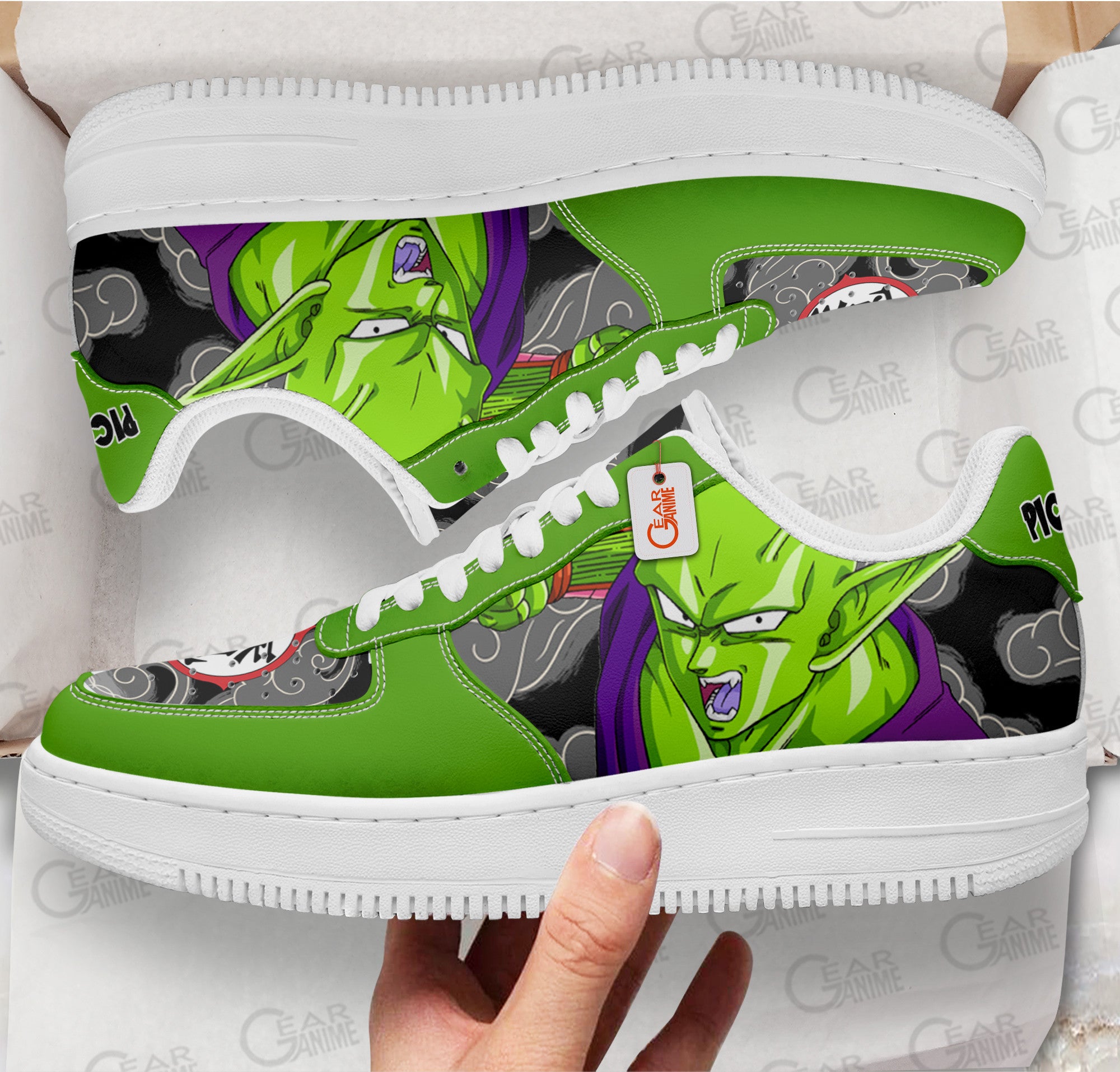 Baskets Anime Piccolo en Cuir Chaussures Basses Unisexes Anime Manga