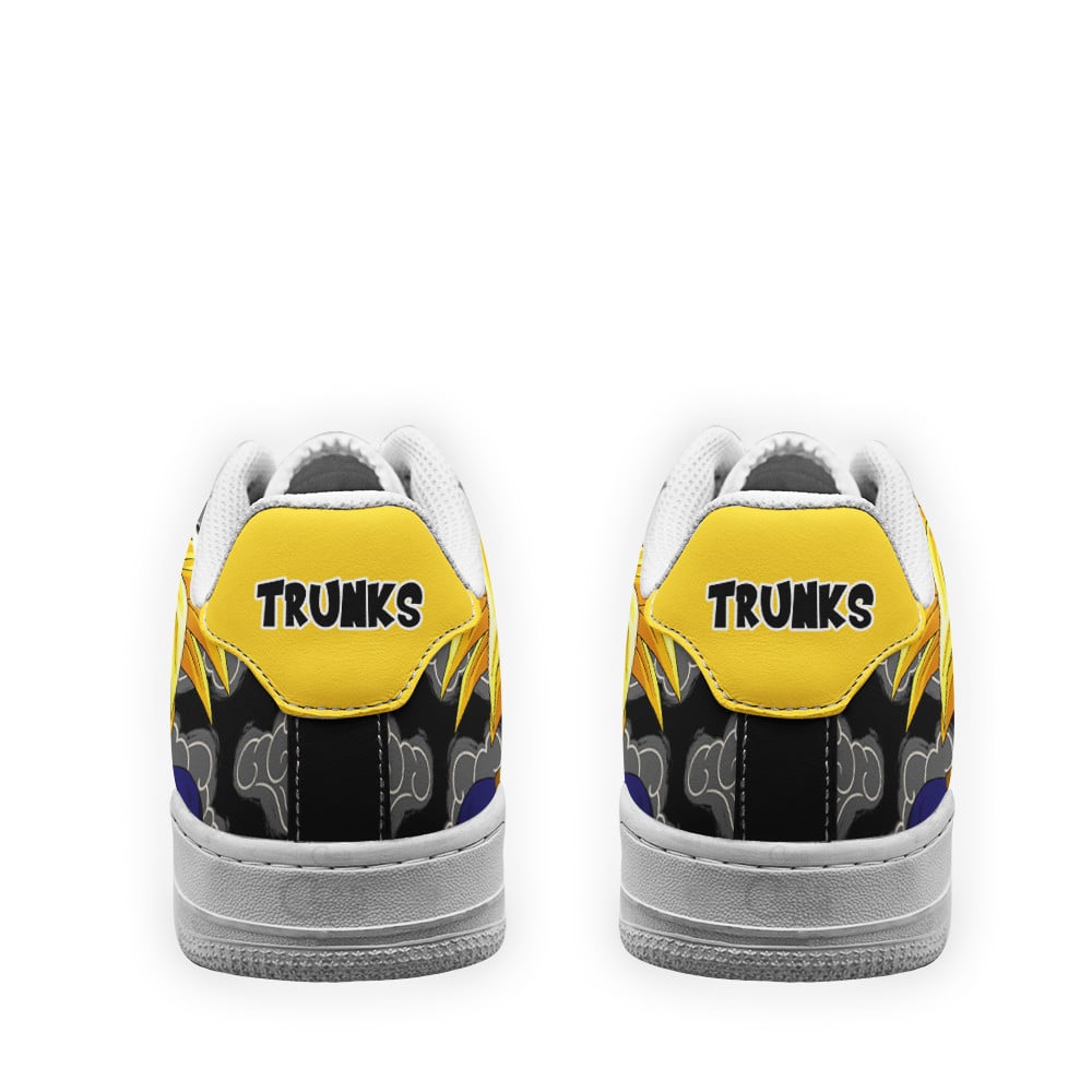 Baskets Anime Future Trunks Ultra Super Saiyan en Cuir Chaussures Basses Unisexes Anime Manga