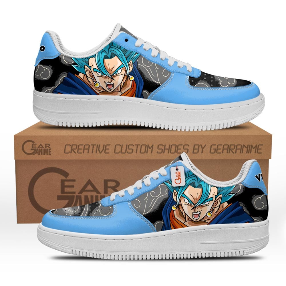 Baskets Anime Vegito en Cuir Chaussures Basses Unisexes Anime Manga
