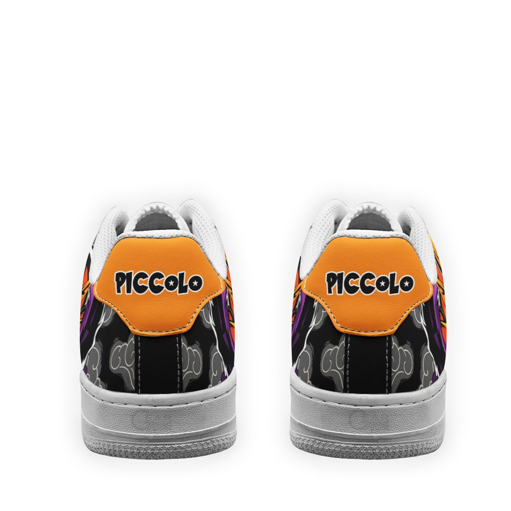 Baskets Anime Orange Piccolo en Cuir Chaussures Basses Unisexes Anime Manga