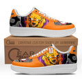 Baskets Anime Orange Piccolo en Cuir Chaussures Basses Unisexes Anime Manga