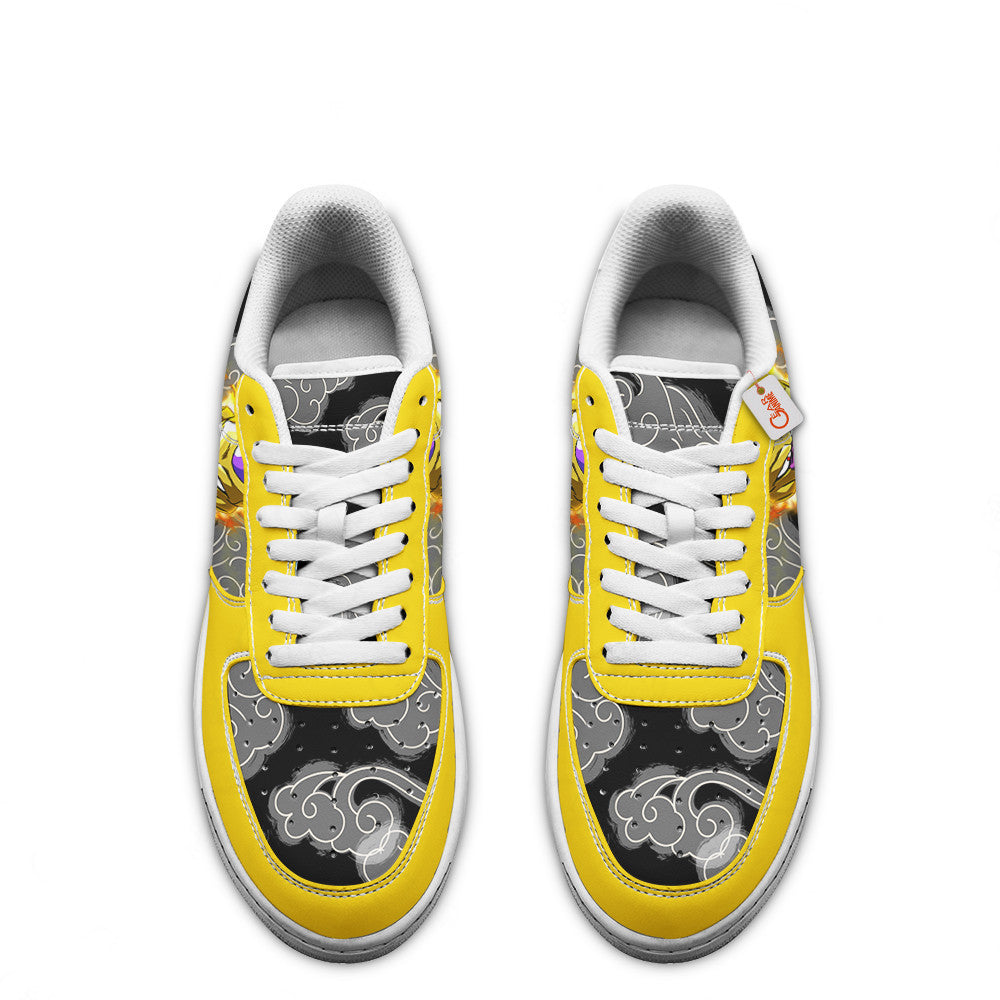 Baskets Anime Golden Frieza en Cuir Chaussures Basses Unisexes Anime Manga