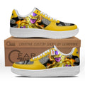 Baskets Anime Golden Frieza en Cuir Chaussures Basses Unisexes Anime Manga