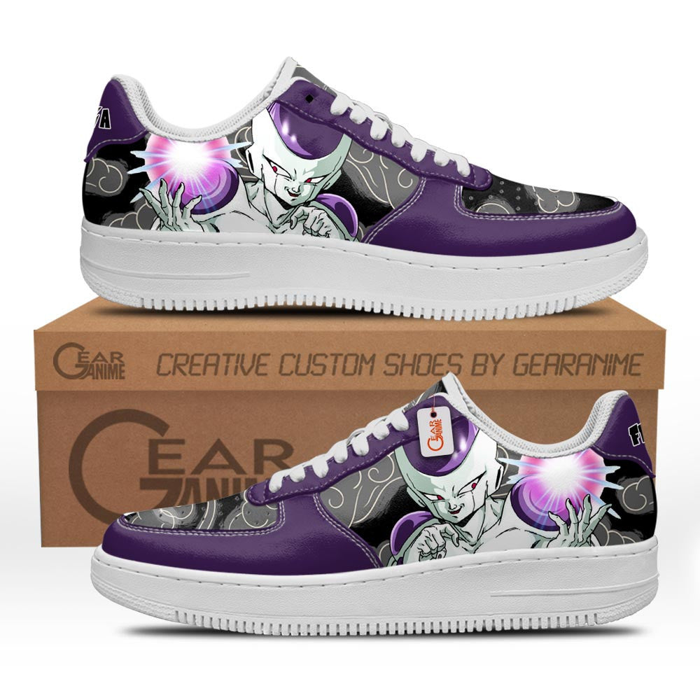 Baskets Anime Frieza en Cuir Chaussures Basses Unisexes Anime Manga