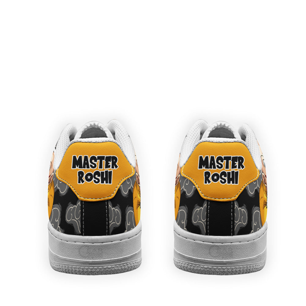 Baskets Anime Master Roshi en Cuir Chaussures Basses Unisexes Anime Manga