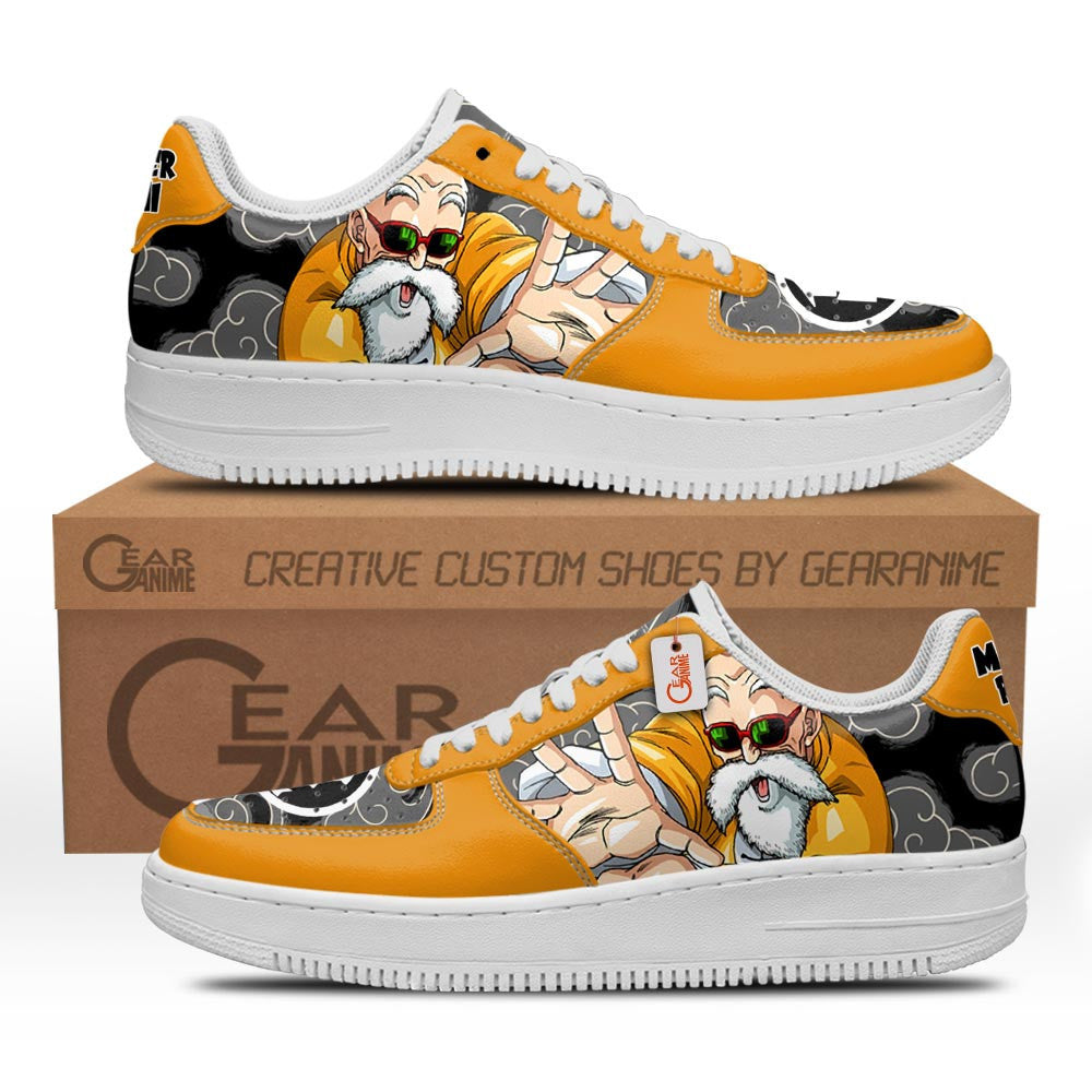 Baskets Anime Master Roshi en Cuir Chaussures Basses Unisexes Anime Manga