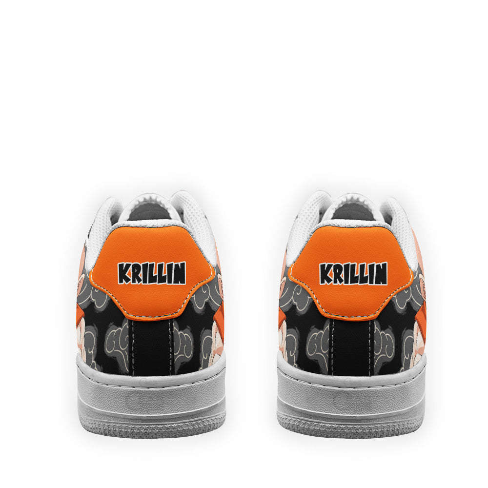 Baskets Anime Krillin en Cuir Chaussures Basses Unisexes Anime Manga