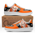 Baskets Anime Krillin en Cuir Chaussures Basses Unisexes Anime Manga
