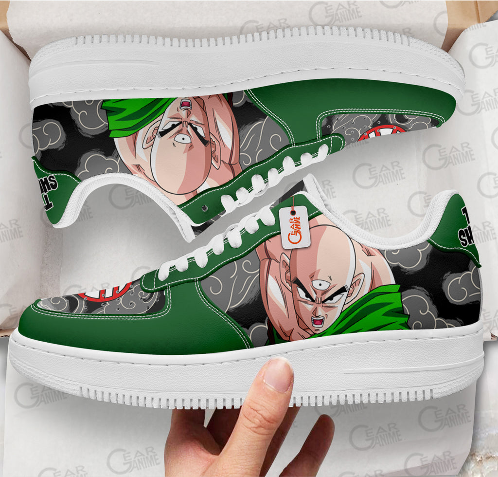 Baskets Anime Tien Shinhan en Cuir Chaussures Basses Unisexes Anime Manga