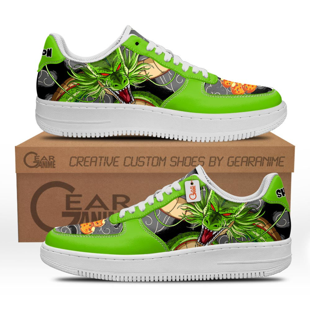 Baskets Anime Shenron en Cuir Chaussures Basses Unisexes Anime Manga