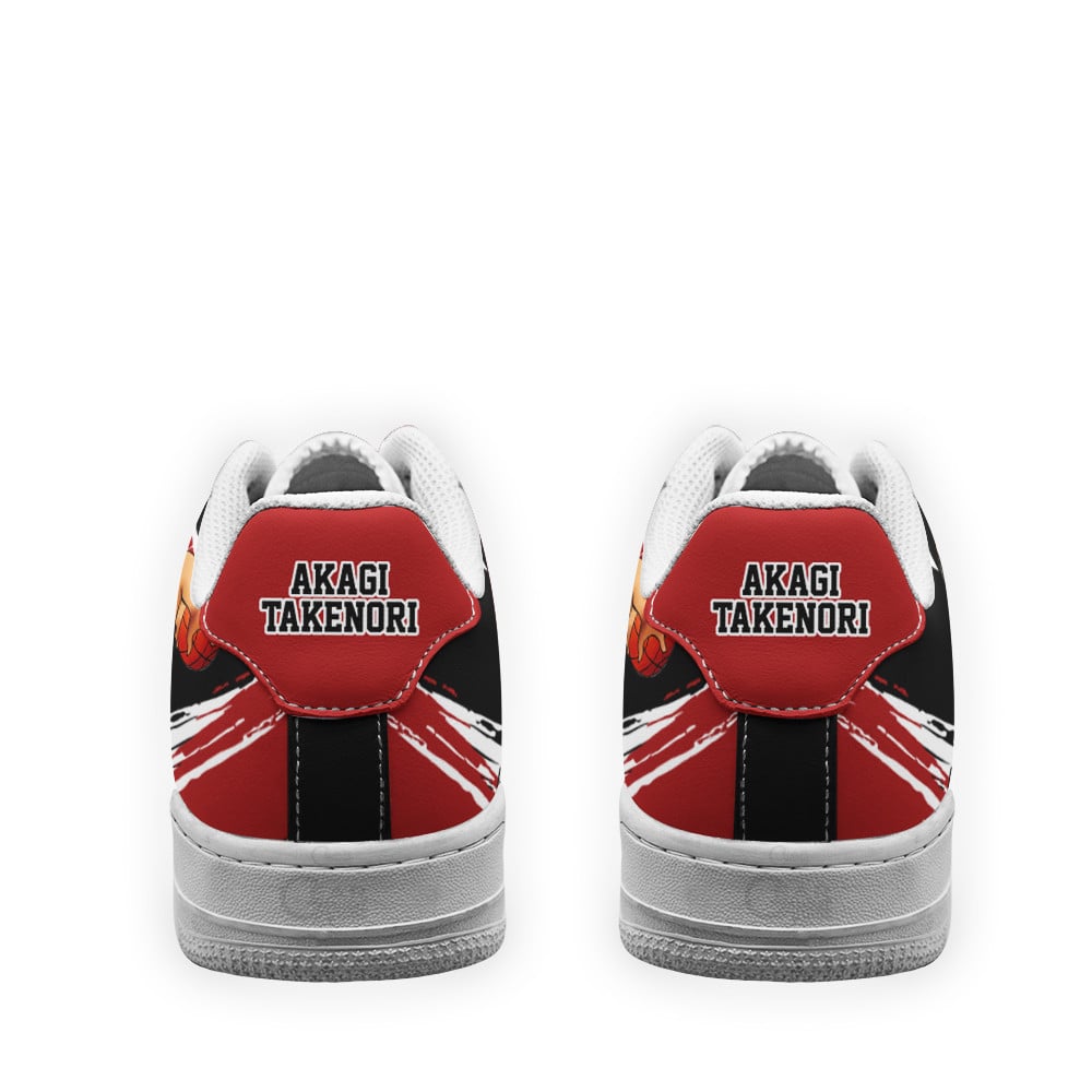 Baskets Anime Akagi Takenori en Cuir Chaussures Basses Unisexes Anime Manga