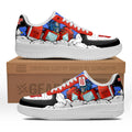 Baskets Anime Optimus Prime Force Low-Top Leather Sneakers  Custom en Cuir Chaussures Basses Unisexes Anime Manga
