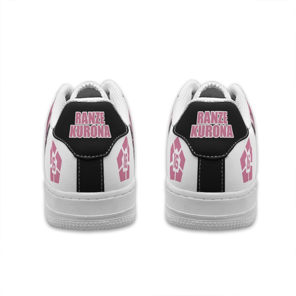 Baskets Anime Ranze Kurona Personalized en Cuir Chaussures Basses Unisexes Anime Manga