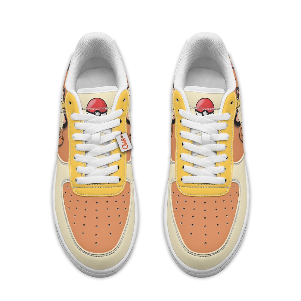 Baskets Anime Meowth Personalized en Cuir Chaussures Basses Unisexes Anime Manga