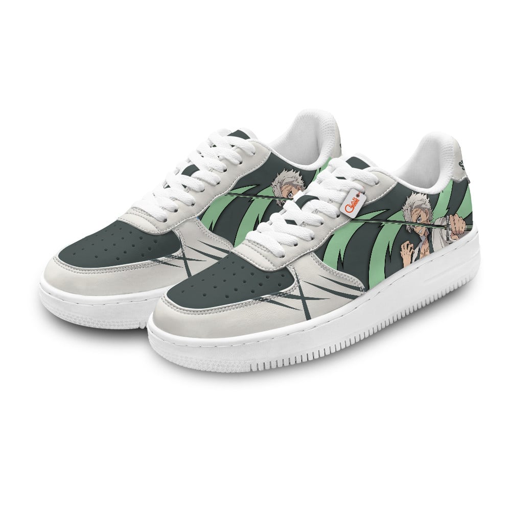 Baskets Anime Sanemi Shinazugawa Personalized en Cuir Chaussures Basses Unisexes Anime Manga