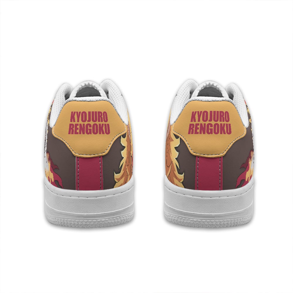 Baskets Anime Kyojuro Rengoku Personalized en Cuir Chaussures Basses Unisexes Dragon Ball