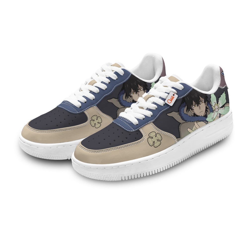 Baskets Anime Yuno Personalized en Cuir Chaussures Basses Unisexes Anime Manga