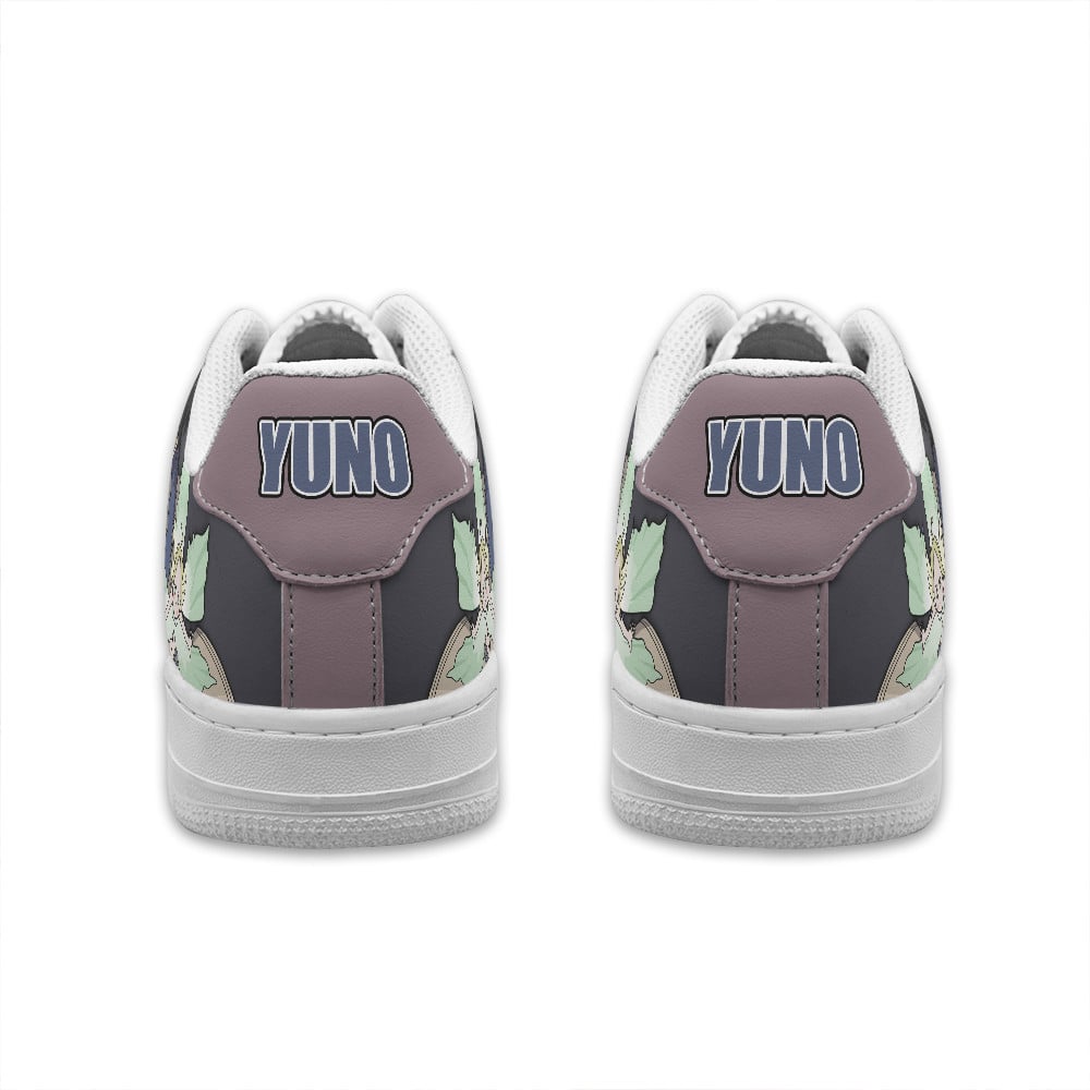 Baskets Anime Yuno Personalized en Cuir Chaussures Basses Unisexes Anime Manga