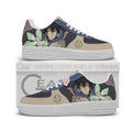 Baskets Anime Yuno Personalized en Cuir Chaussures Basses Unisexes Anime Manga