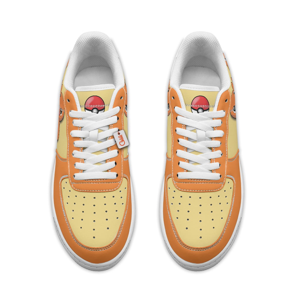 Baskets Anime Charmander Personalized en Cuir Chaussures Basses Unisexes Anime Manga