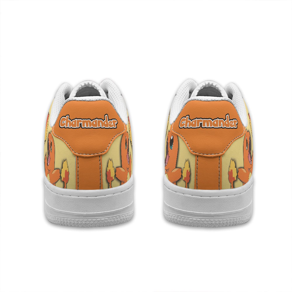 Baskets Anime Charmander Personalized en Cuir Chaussures Basses Unisexes Anime Manga
