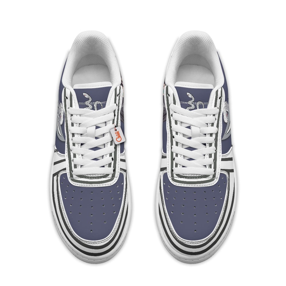 Baskets Anime Obanai Iguro Personalized en Cuir Chaussures Basses Unisexes Anime Manga