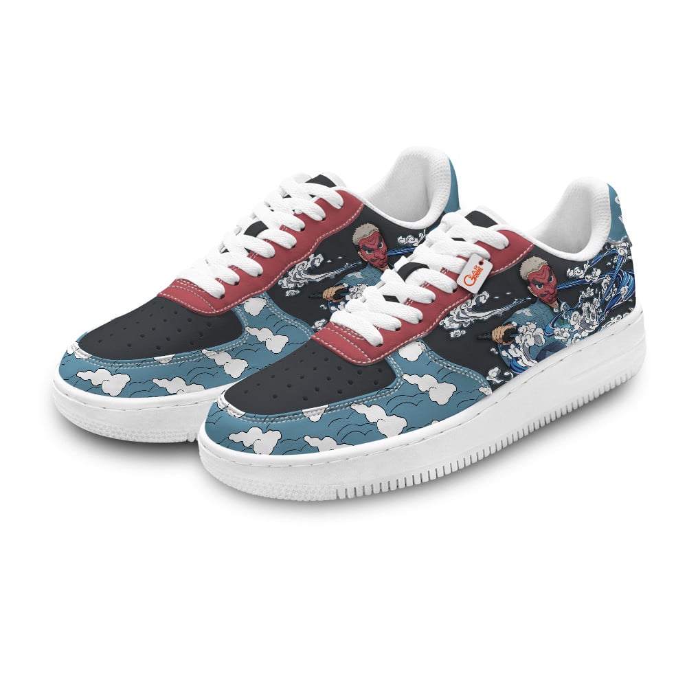 Baskets Anime Sakonji Urokodaki Personalized en Cuir Chaussures Basses Unisexes Anime Manga