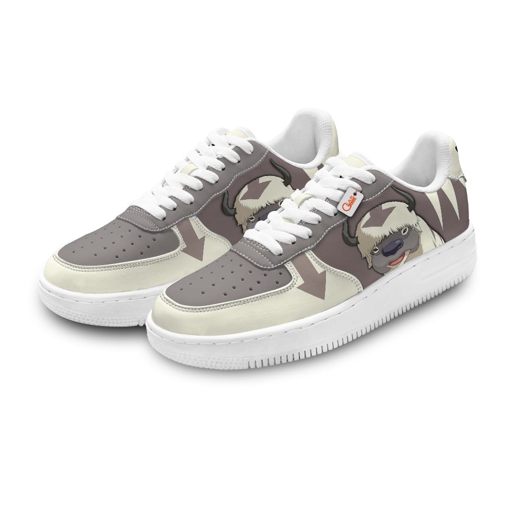 Baskets Anime Appa Personalized en Cuir Chaussures Basses Unisexes Anime Manga