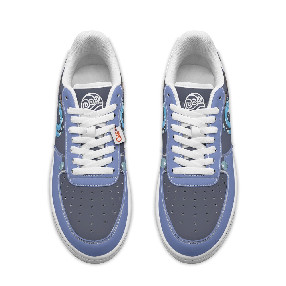 Baskets Anime Katara Personalized en Cuir Chaussures Basses Unisexes Anime Manga