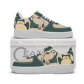 Baskets Anime Snorlax Personalized en Cuir Chaussures Basses Unisexes Anime Manga