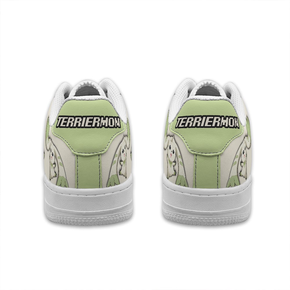 Baskets Anime Terriermon Personalized en Cuir Chaussures Basses Unisexes Anime Manga