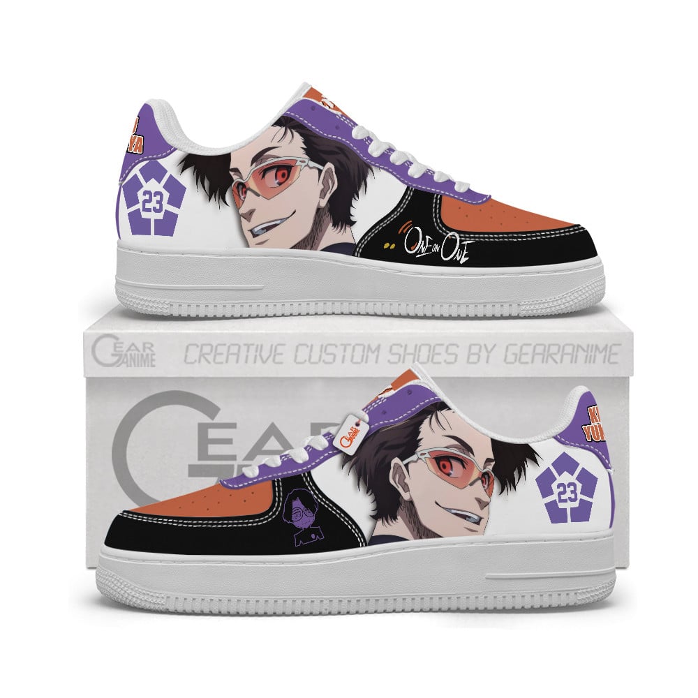 Baskets Anime Kenyu Yukimiya Personalized en Cuir Chaussures Basses Unisexes Anime Manga