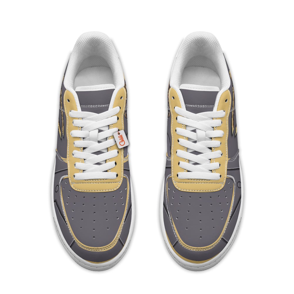 Baskets Anime Alphamon Ouryuken Personalized en Cuir Chaussures Basses Unisexes Anime Manga