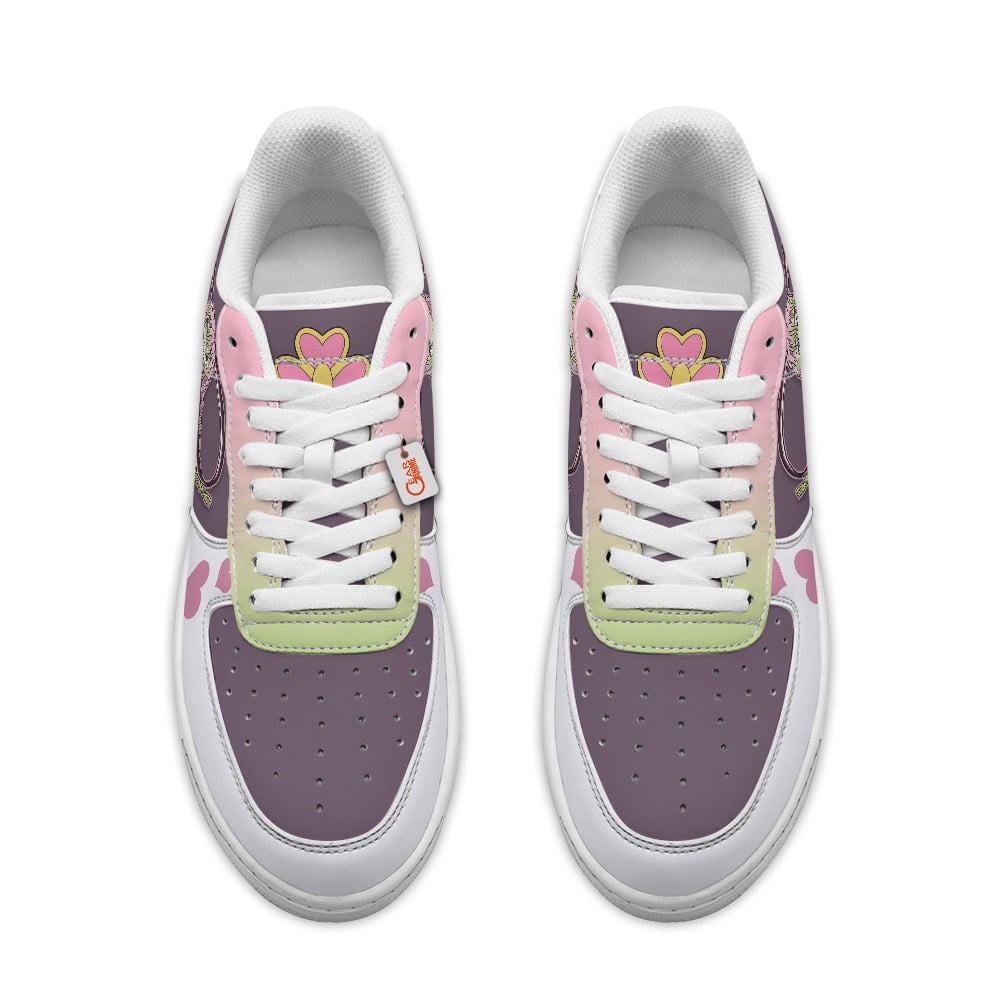 Baskets Anime Mitsuri Kanroji Personalized en Cuir Chaussures Basses Unisexes Anime Manga