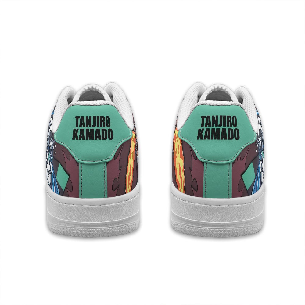 Baskets Anime Tanjiro Kamado Personalized en Cuir Chaussures Basses Unisexes Demon Slayer