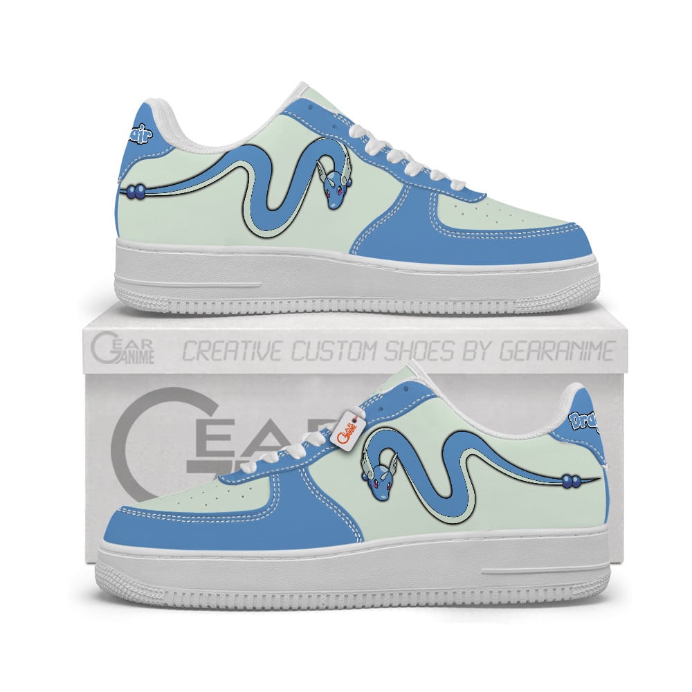 Baskets Anime Dragonair Personalized en Cuir Chaussures Basses Unisexes Anime Manga