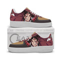 Baskets Anime Yoriichi Tsugikuni Personalized en Cuir Chaussures Basses Unisexes Anime Manga
