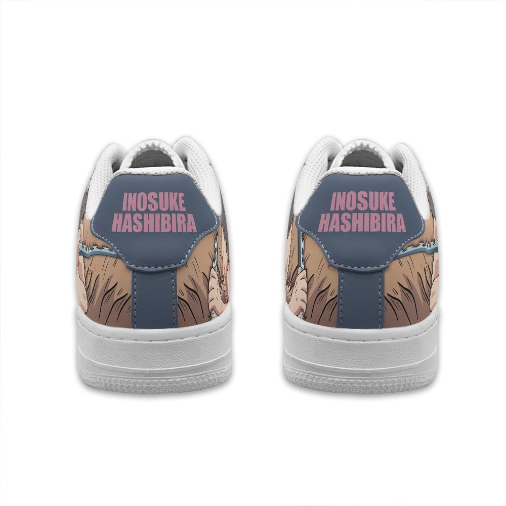 Baskets Anime Inosuke Hashibira Personalized en Cuir Chaussures Basses Unisexes Anime Manga