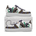 Baskets Anime Zeedmillenniummon Personalized en Cuir Chaussures Basses Unisexes Anime Manga