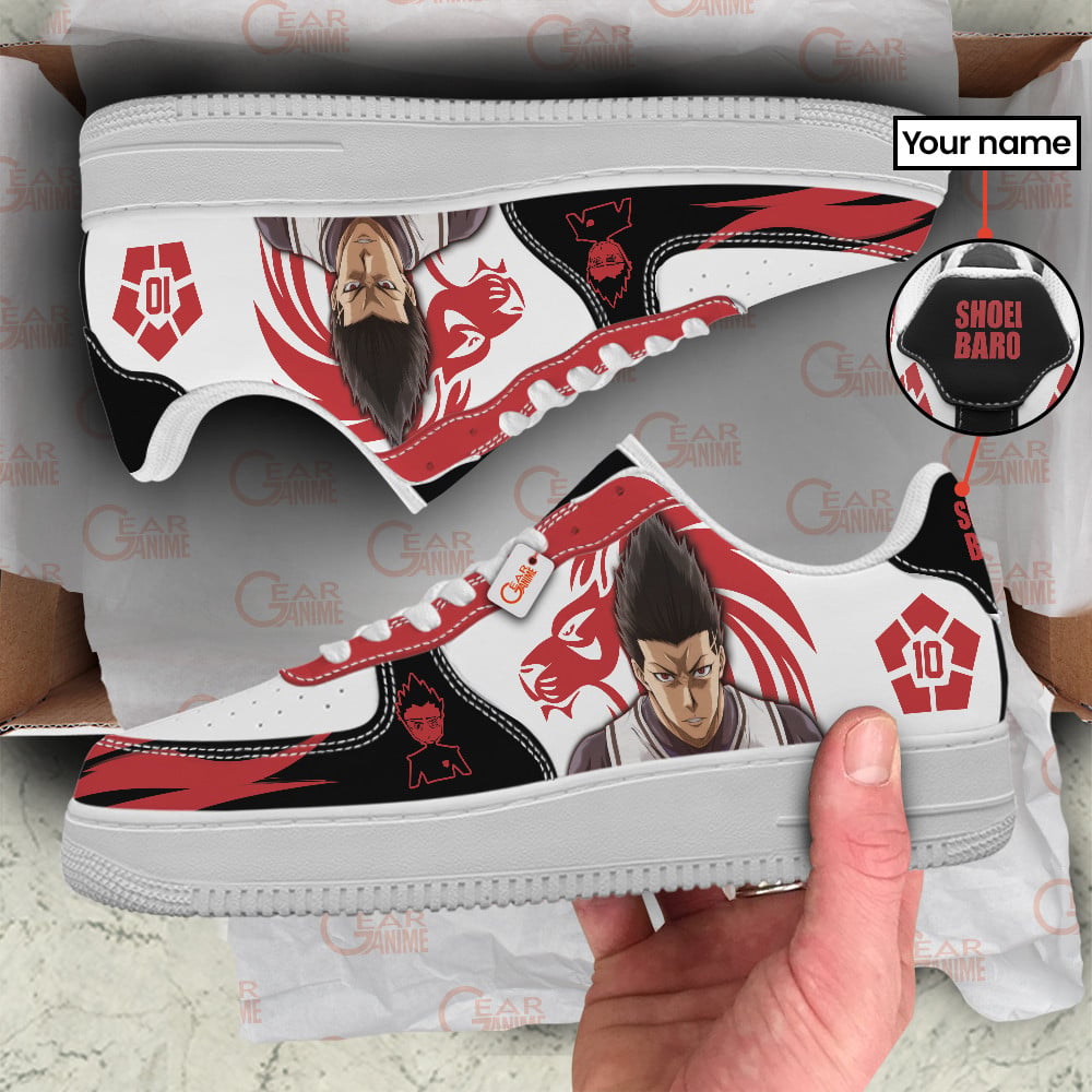 Baskets Anime Shoei Baro Personalized en Cuir Chaussures Basses Unisexes Anime Manga
