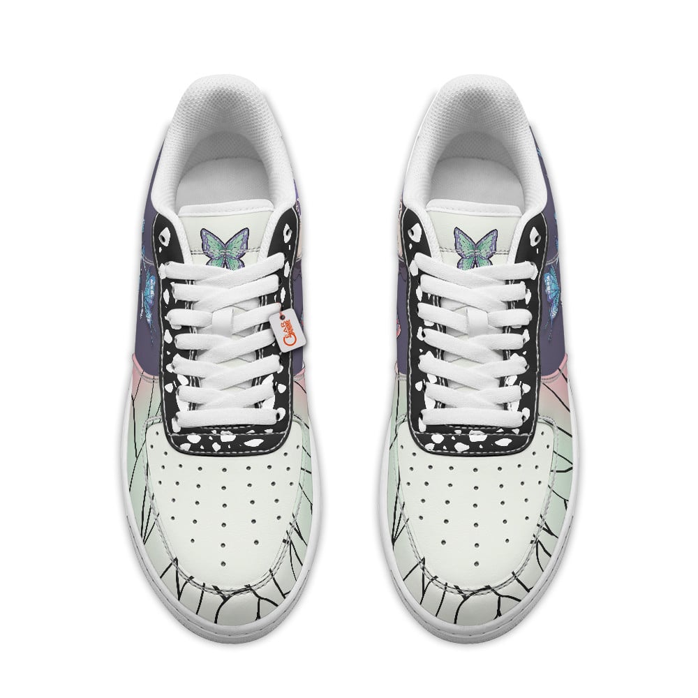 Baskets Anime Shinobu Kocho Personalized en Cuir Chaussures Basses Unisexes Anime Manga