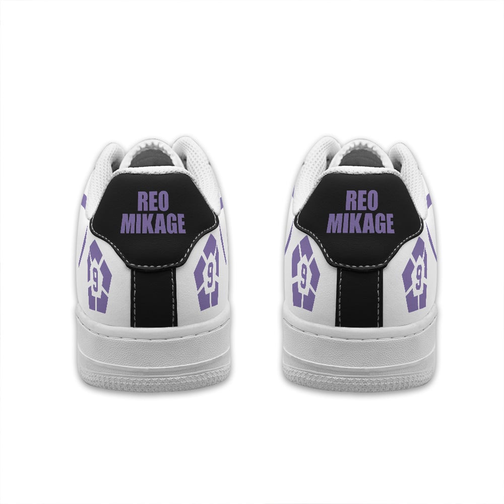 Baskets Anime Reo Mikage Personalized en Cuir Chaussures Basses Unisexes Anime Manga