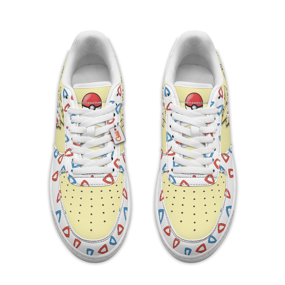 Baskets Anime Togepi Personalized en Cuir Chaussures Basses Unisexes Anime Manga