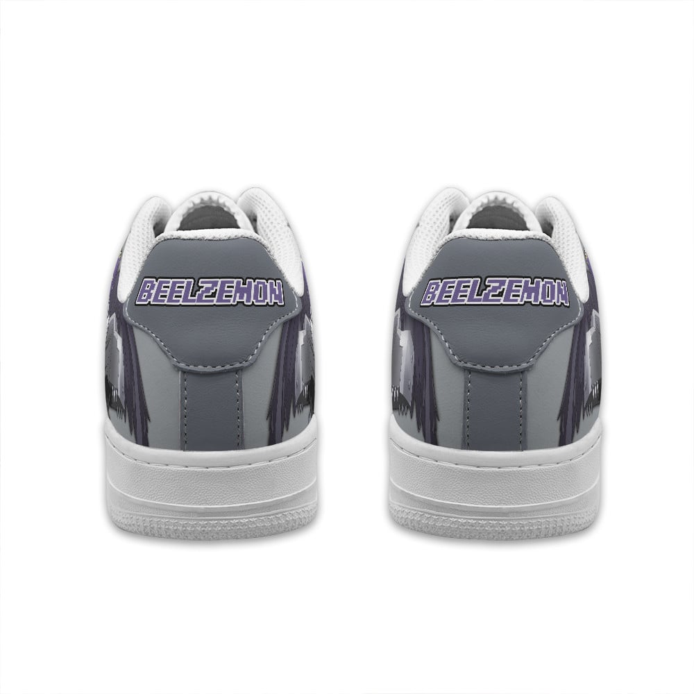 Baskets Anime Beelzemon Personalized en Cuir Chaussures Basses Unisexes Anime Manga