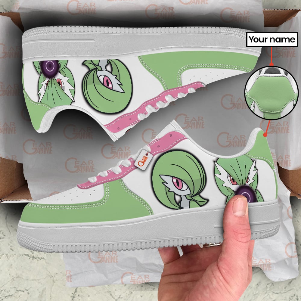 Baskets Anime Gardevoir Personalized en Cuir Chaussures Basses Unisexes Anime Manga